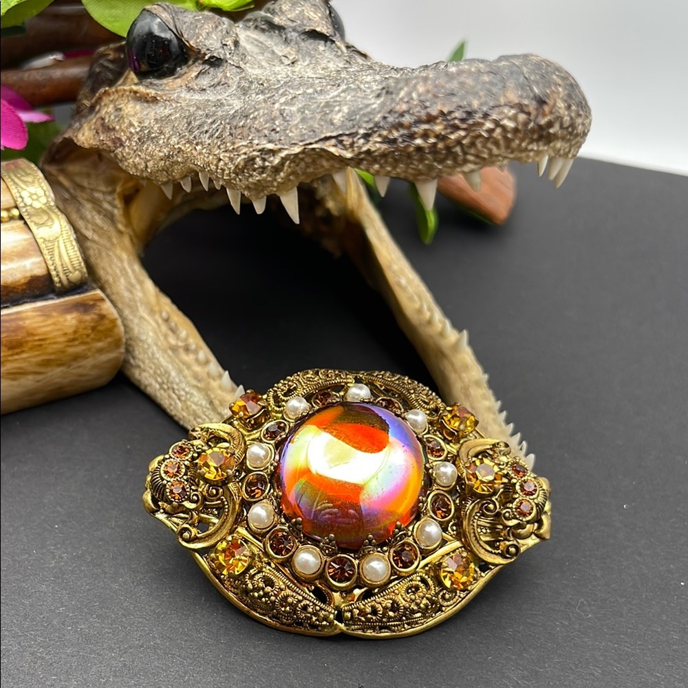 Western Germany filigree brooch vintage 🔥